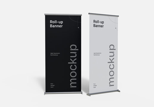 Roll Up Banner Mockup