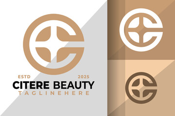 Letter C Elegant Symbol Logo Icon Vector Design Illustration