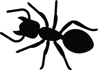 Ant icon, Ant clipart, Ant silhouette vector illustration