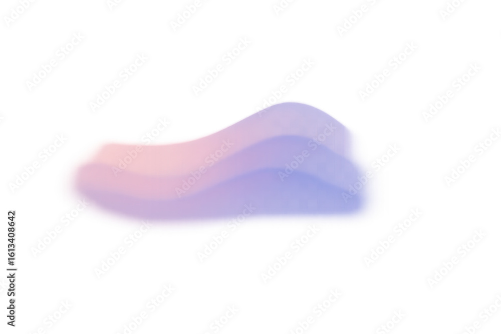 Poster soft pastel color cloud floating with transparent background, perfect for adding a dreamy touch to a