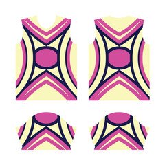 Sport jersey, half sleeve template, abstract design for motocross motorcycle, soccer, racing