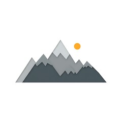 Papercut Mountain Range Landscape Design