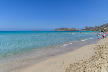 Golden Sands and Crystal Waters of Falassarna Beach, Crete