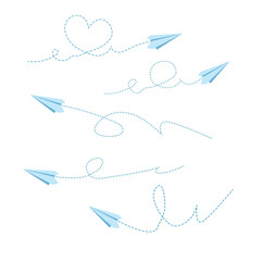 Paper plane set