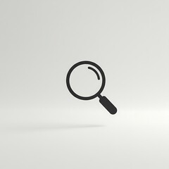 Flat Design Search Magnifying Glass Icon