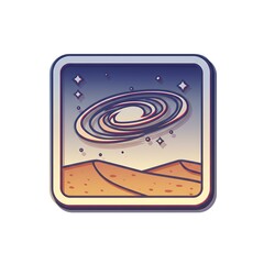 Remote Milky Way Galaxy Night Sky View