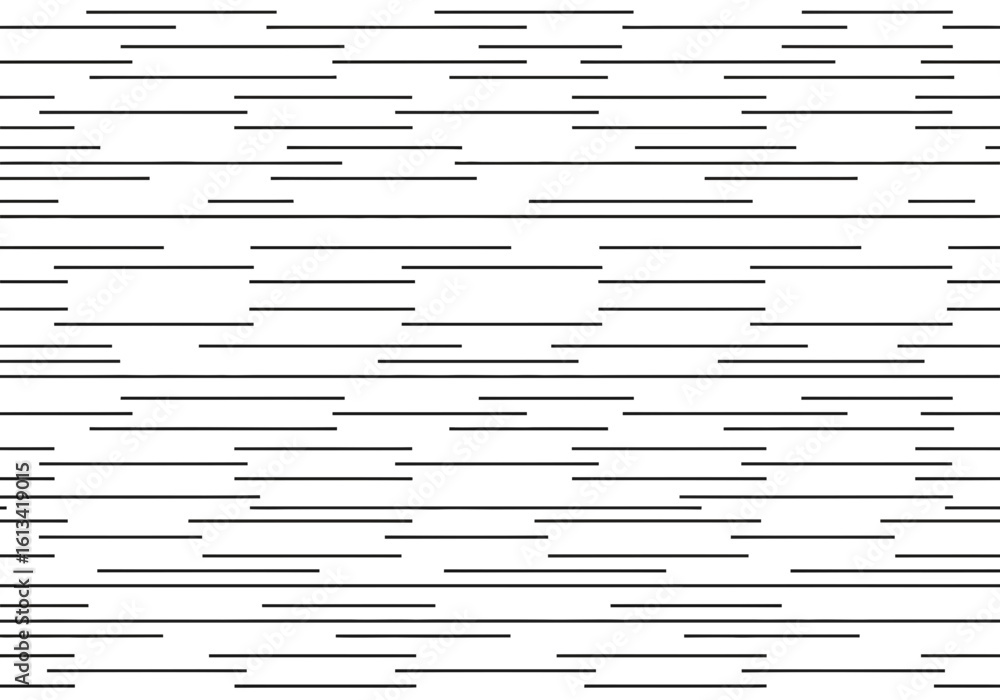 Poster vector art of a minimalist pattern of thin black and grey horizontal lines on a white background