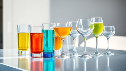 glasses of champagne