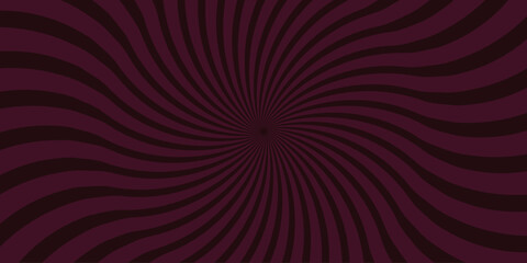 Hypnotic swirling wavy lines design radiating from center bursting with dynamic energy in a rich burgundy tone