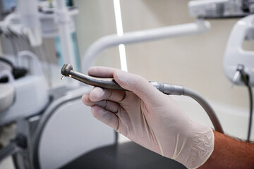 Dental instruments and tools, dental office, details of instruments and tools from a dental office