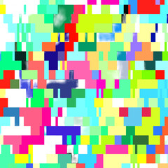Pixel funny art abstract pastel color design