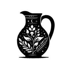 Decorative Vintage Jug 21 Vector Illustration