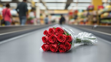bouquet of red roses