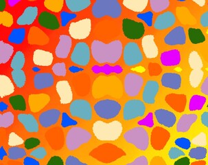 seamless pattern with colorful dots
