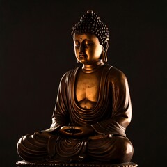 Buddha statue in meditation pose