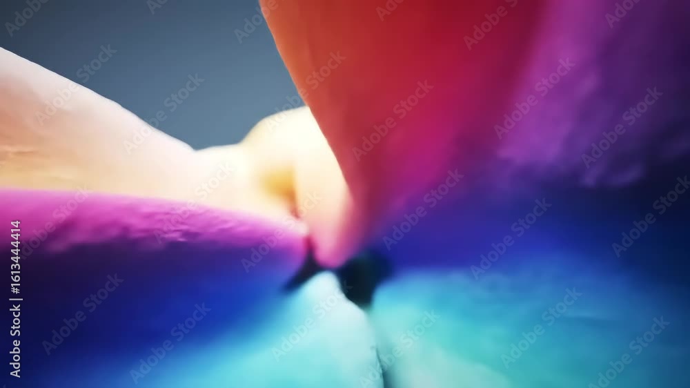Poster abstract color flow vibrant motion graphics background