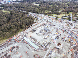North East Link Under Construction in Melbourne Australia