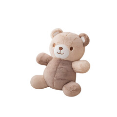 Obraz premium Cute brown teddy bear plush toy isolated on transparent background