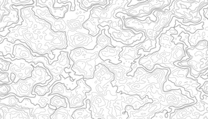 Topographic map background geographic line map with elevation assignments. Design illustration for wall art, fabric, packaging, web, banner, wallpaper.