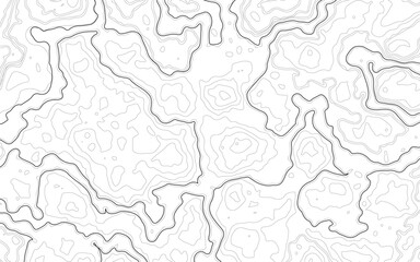 Topographic map background geographic line map with elevation assignments. Design illustration for wall art, fabric, packaging, web, banner, wallpaper.