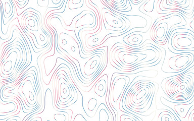 Topographic map background geographic line map with elevation assignments. Design illustration for wall art, fabric, packaging, web, banner, wallpaper.