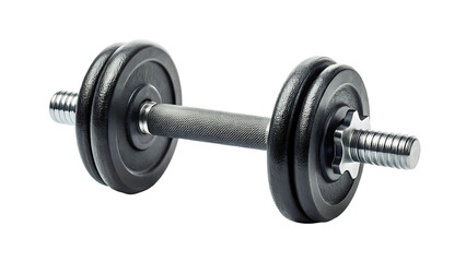 Fototapeta premium dumbbells over white background. isolated on white background