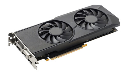 graphic video card isolated isolated on white background