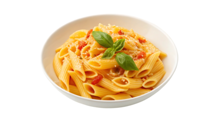 pasta isolated on transparent isolated on white background