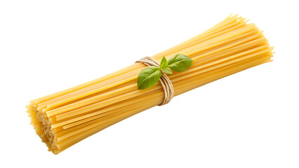 pasta pasta tied up isolated on white background