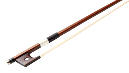 violin bow isolated isolated on white background