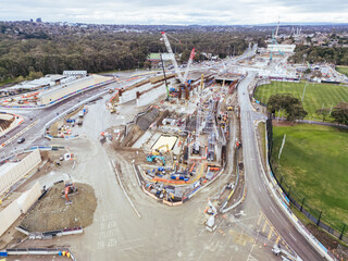 North East Link Under Construction in Melbourne Australia