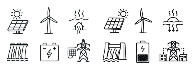 Eco Energy Icons