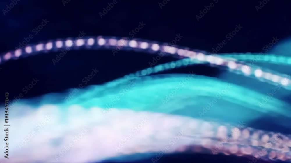 Poster abstract light trails a mesmerizing display