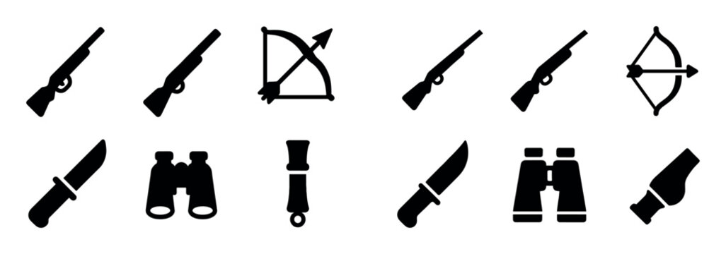 Hunting Gear Icons