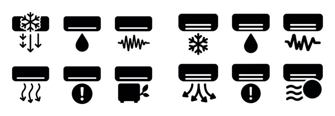 Air Conditioning Icon Set