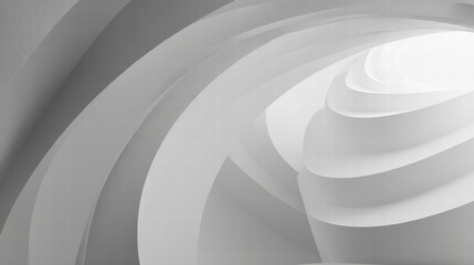 Obraz premium Modern Architectural Design with Curved Structures