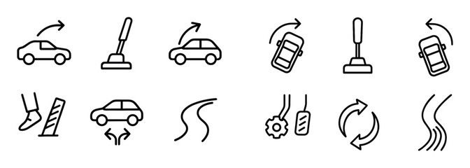 Drifting Icon Set