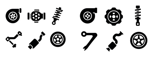 Drifting Car Icons