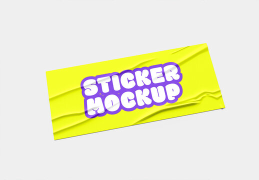 Stiker Mockup