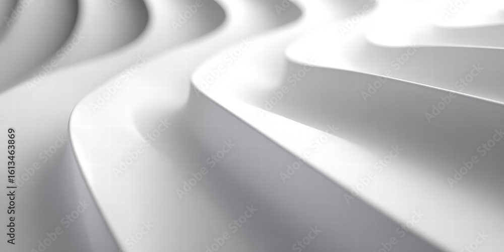 Poster abstract wavy lines form a dynamic and mesmerizing pattern