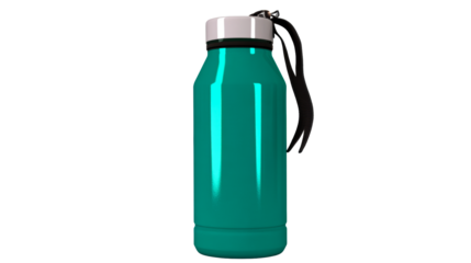 Hydration bottle with sleek design and vibrant teal color