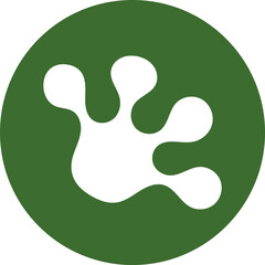 frog animal illustration logo