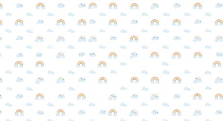 Rainbow pattern background design