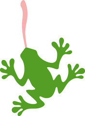 frog animal illustration logo