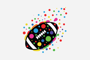 Flaming Football Playful Design
