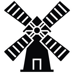 windmill vector icon