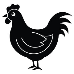 chicken vector icon
