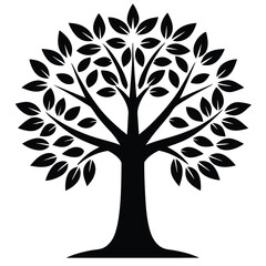 eco tree vector icon