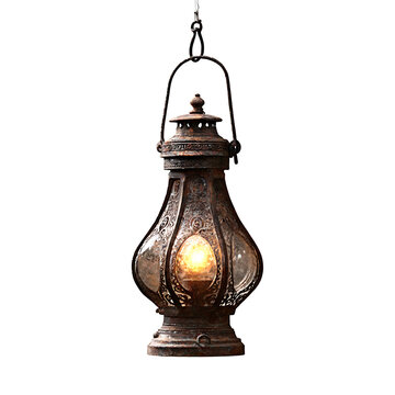 anchient old lantern lamp isolated on white or tra4.png
