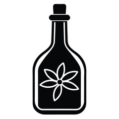 olive oil bottle vector icon